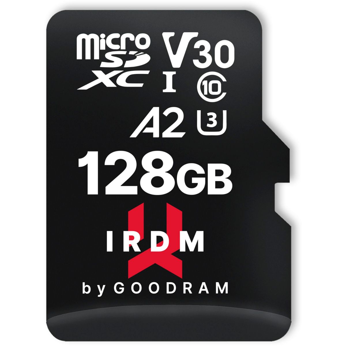 adapter, GOODRAM Speicherkarte, U3 128 + V30 Micro-SDXC microSDXC 128GB UHS-I GB IRDM