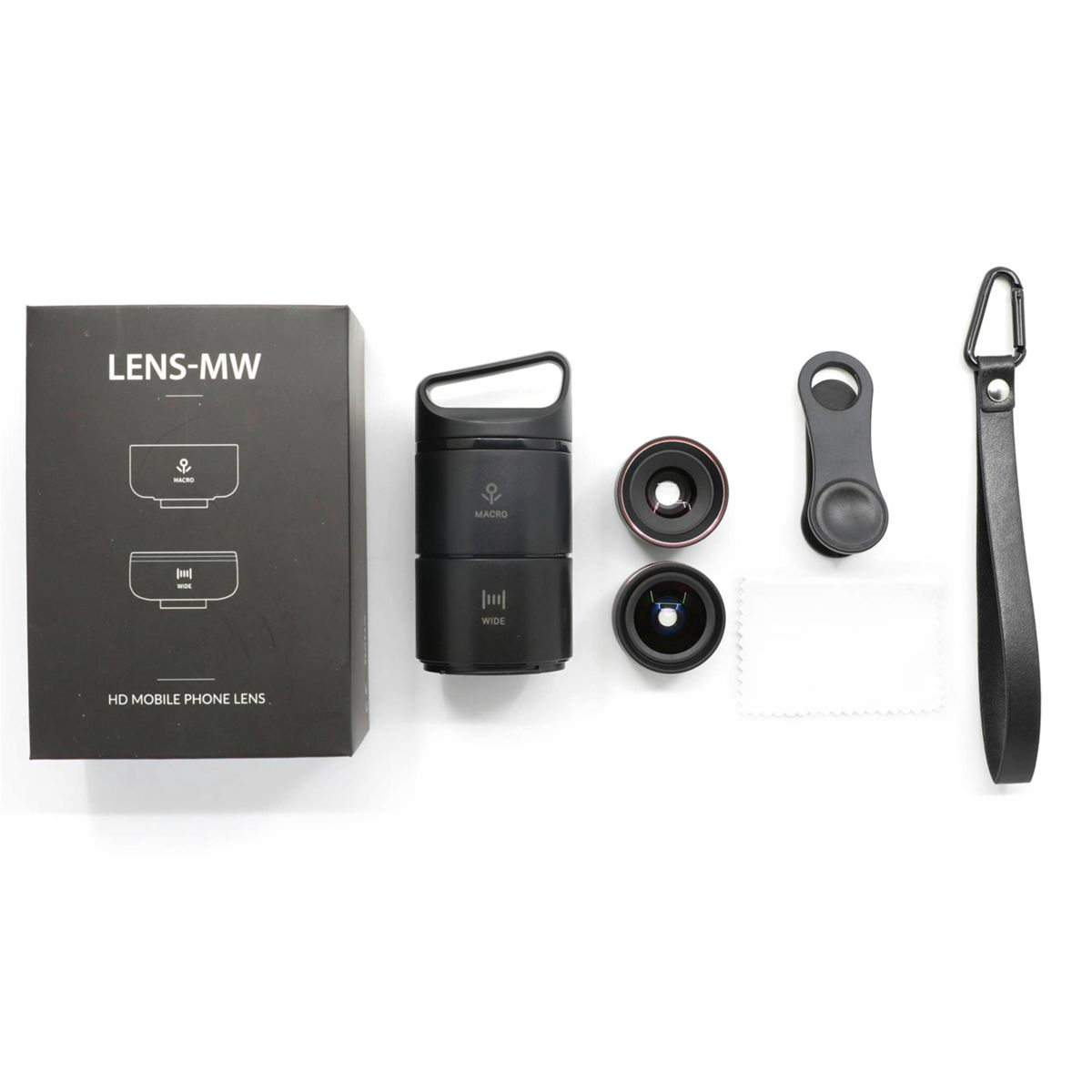 schwarz Lens MW Smartphone-Objektiv ORANGEMONKIE