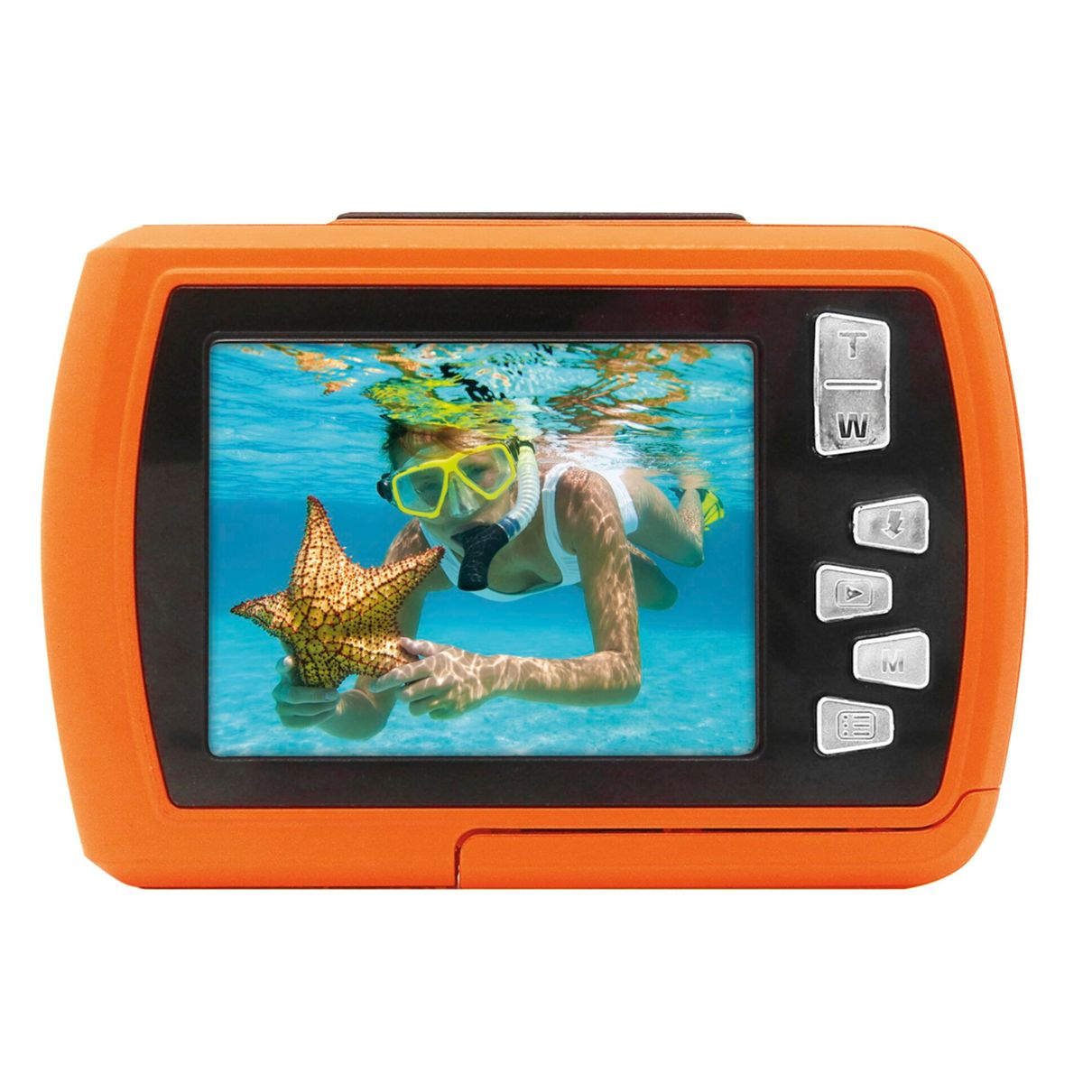 EASYPIX Aquapix Unterwasserkamera Splash orange W2024 Orange