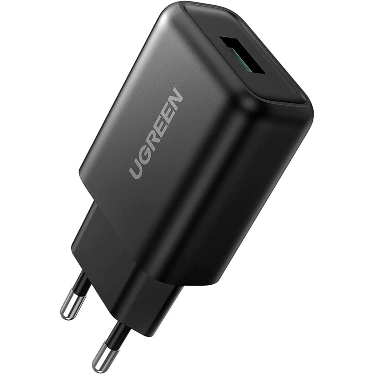 QC Wall 3.0 schwarz Charger-EU USB-A UGREEN 18W Universal, USB-Ladegerät Black