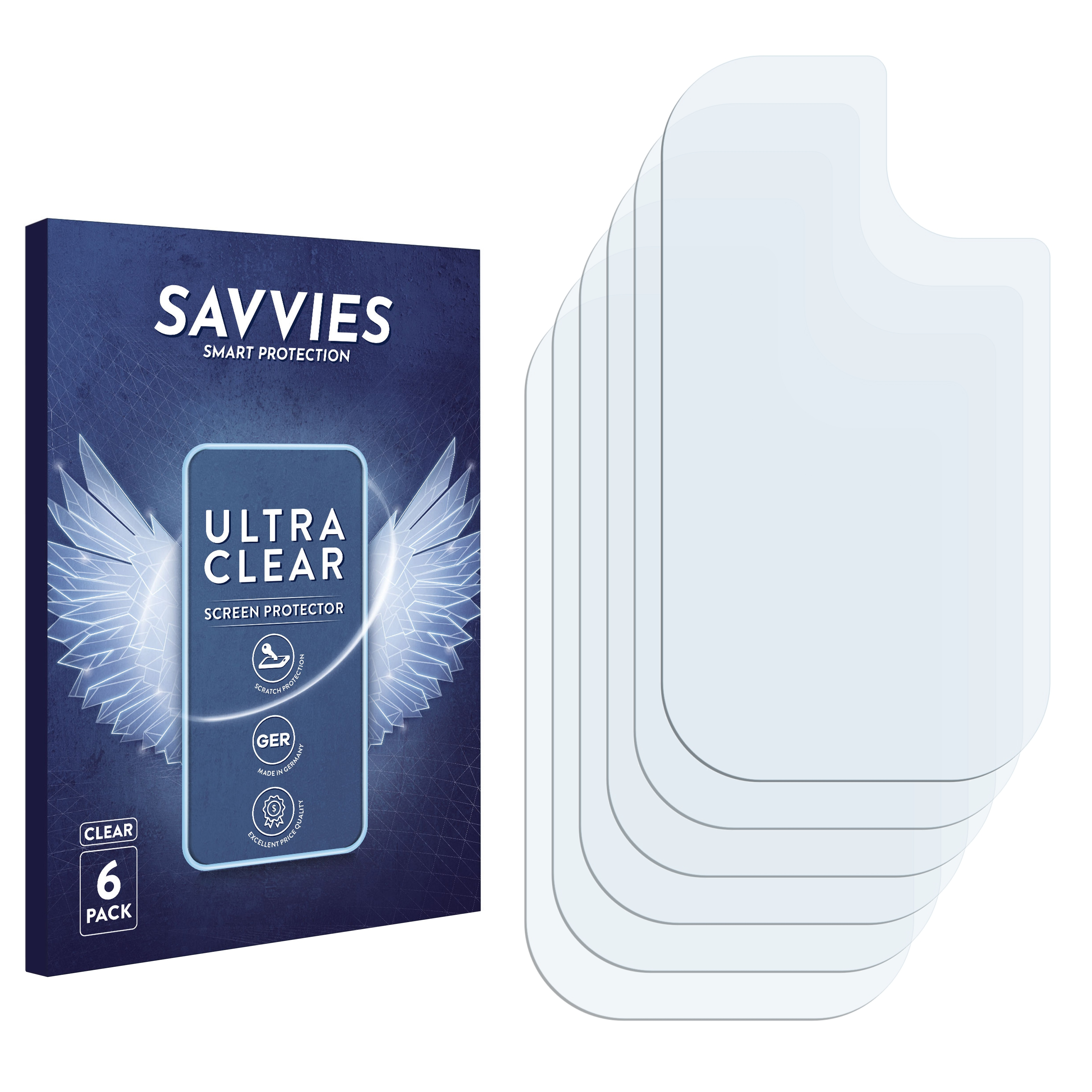 Samsung Schutzfolie(für M21) Galaxy SAVVIES klare 6x