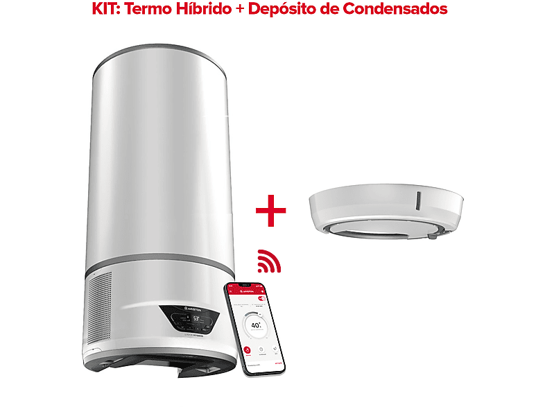 Termo Híbrido  - LYDOS HYBRID WIFI 80L + BANDEJA CONDENSADOS ARISTON