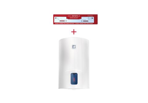 Ariston Lydos R, termo eléctrico 50 litros, Calentador de agua vertical, 48  x 45 x 56, 8cm, color blanco Embalaje Deteriorado