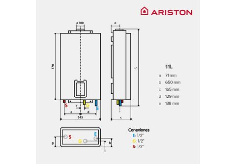 Calentadores de gas Ariston