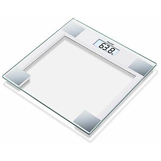 Báscula de baño - BEURER GS14, 150 kg, Transparente