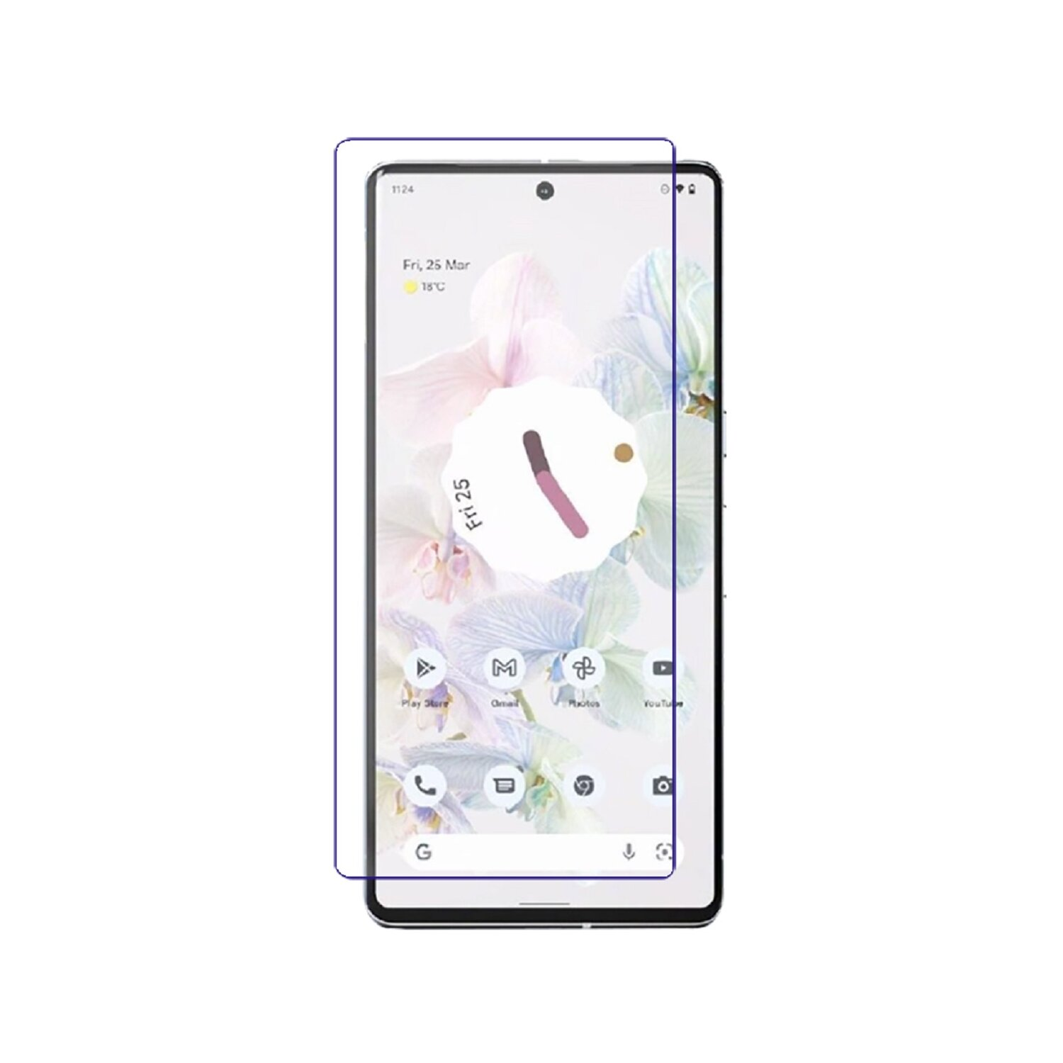 7A) Pixel mit Displayschutzfolie COFI Displayschutz(für Pixel kompatibel Google Passgenau 7A 2x Google 9H Glas Schutzglas