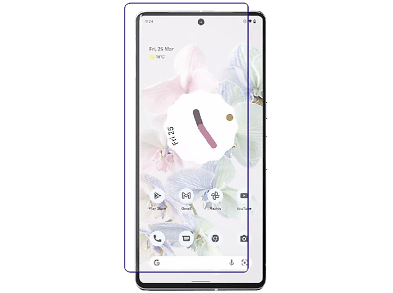 COFI 2x Schutzglas 9H kompatibel mit Google Pixel 7A Displayschutzfolie Passgenau Glas Displayschutz(für Google Pixel 7A)