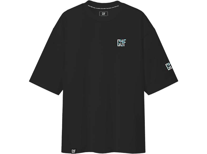 Holografisches Logo Oversize T-Shirt (S/M) | home