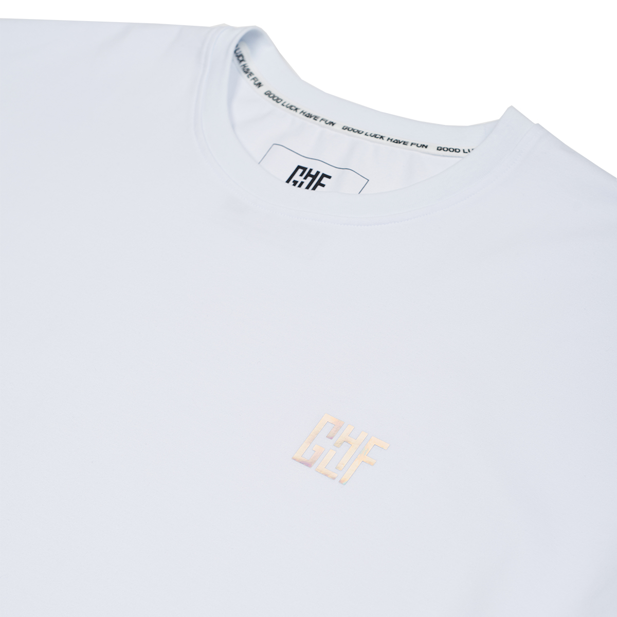 Holografisches Logo Oversize T-shirt (S/M)