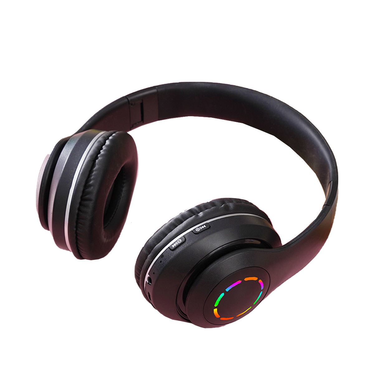 Kabelloses Funk-Kopfhörer, Headset schwarz Bluetooth Glühender Kopfhörer KINSI Ear Kopfhörer,Bluetooth-Kopfhörer,Over Nachthimmel Over-ear