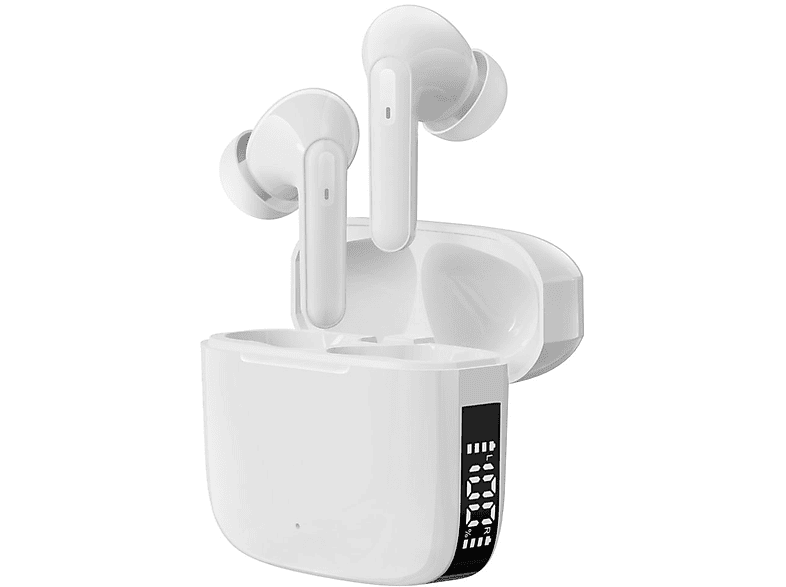 DENVER TWE-61, In-ear Kopfhörer Bluetooth weiß