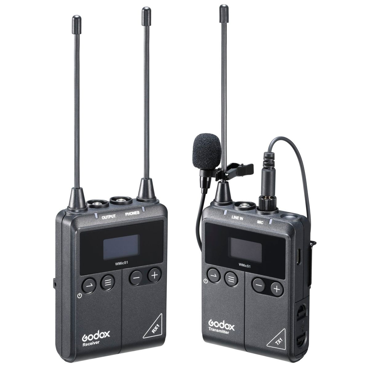 System Kit 1 Mikrofon GODOX WmicS1 Lavalier Drahtlos UHF