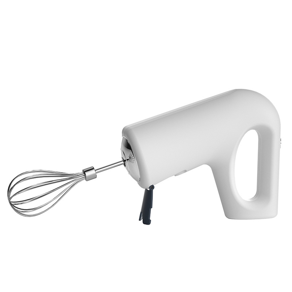 Elektrischer Weiß Handmixer (20 Blender Wiederaufladbar Mixer Watt) Weiß Kabelloser Handgerät Schneebesen SYNTEK