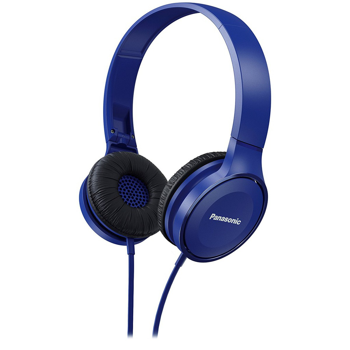 PANASONIC RP-HF100ME-A, On-ear Kopfhörer blau