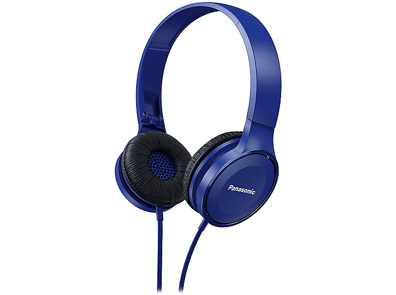 RP-HF100ME-A, PANASONIC blau On-ear Kopfhörer