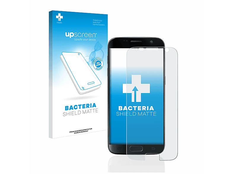 UPSCREEN antibakteriell entspiegelt matte Schutzfolie(für S7) Samsung Galaxy