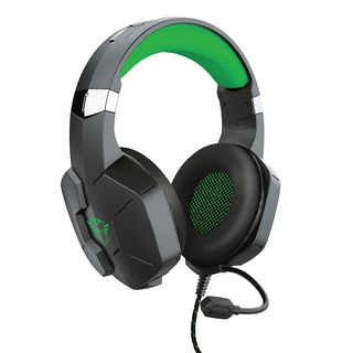 Auriculares gaming - TRUST GXT 323X Carus, Intraurales, Negro/Verde