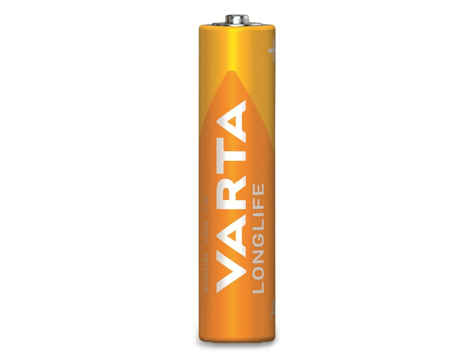 VARTA Longlife Micro AAA Batterie Volt, (4er 1.5 AlMn, 4103 1.2 Batterie, distancia Ah Blister) Mando