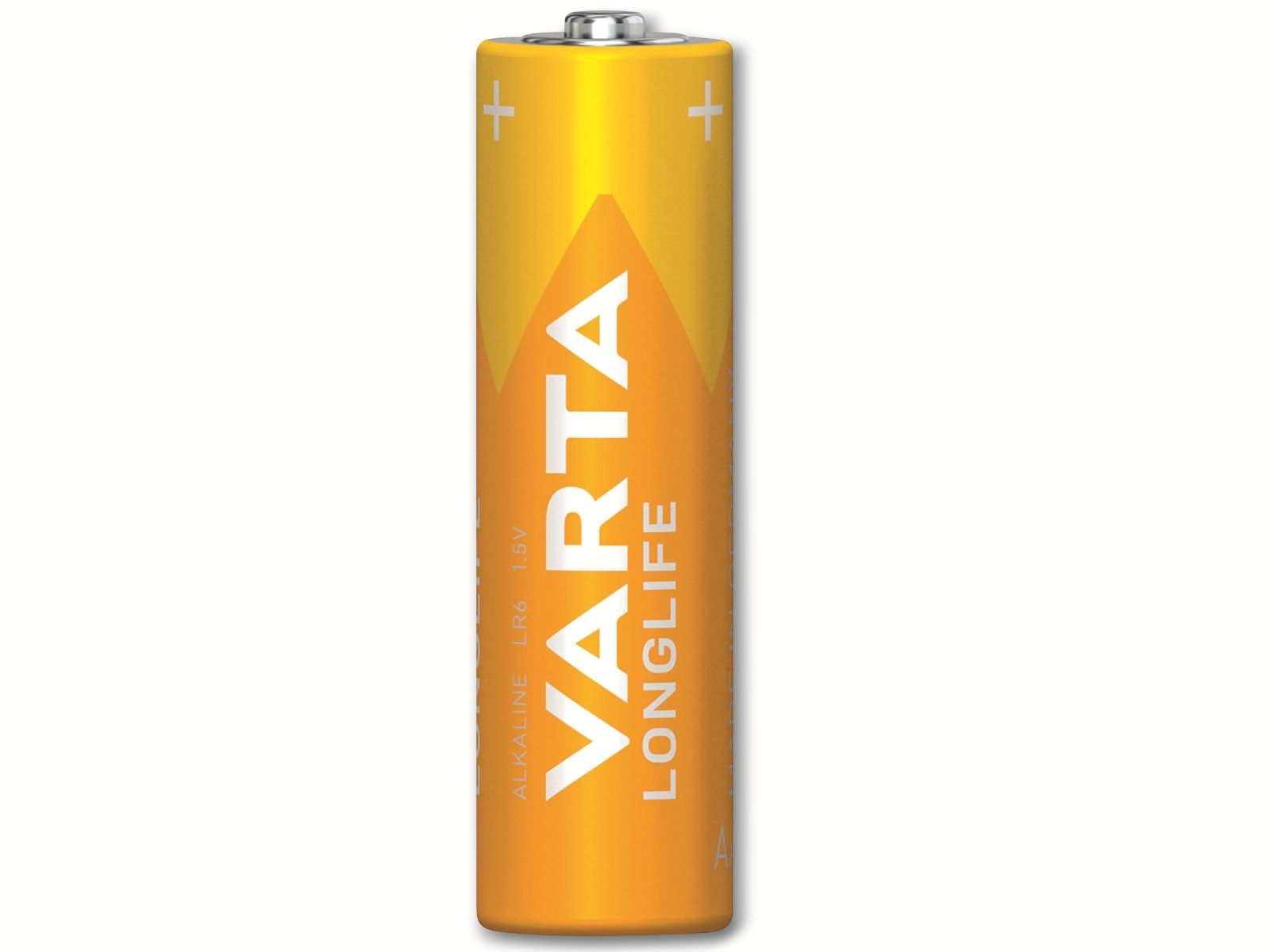 VARTA Longlife Mignon AA Batterie Volt, Mando (4er distancia 4106 AlMn, 1.5 Ah Batterie, 2.8 Blister)