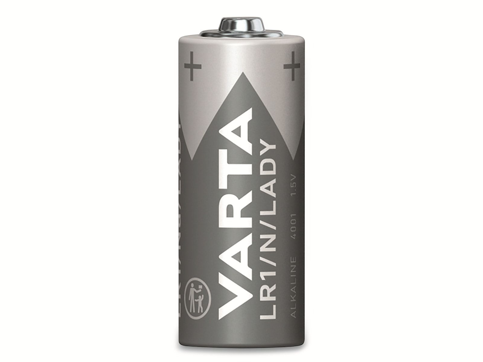 VARTA Electronics Lady LR1 4001 Fotobatterie, AlMn, 1.5 Distancia (1er Blister) N 1,5V Fotobatterie Mando Ah Volt, 0.85