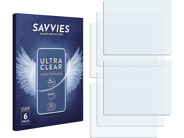 SAVVIES 6x klare Schutzfolie(für Onda CL200)