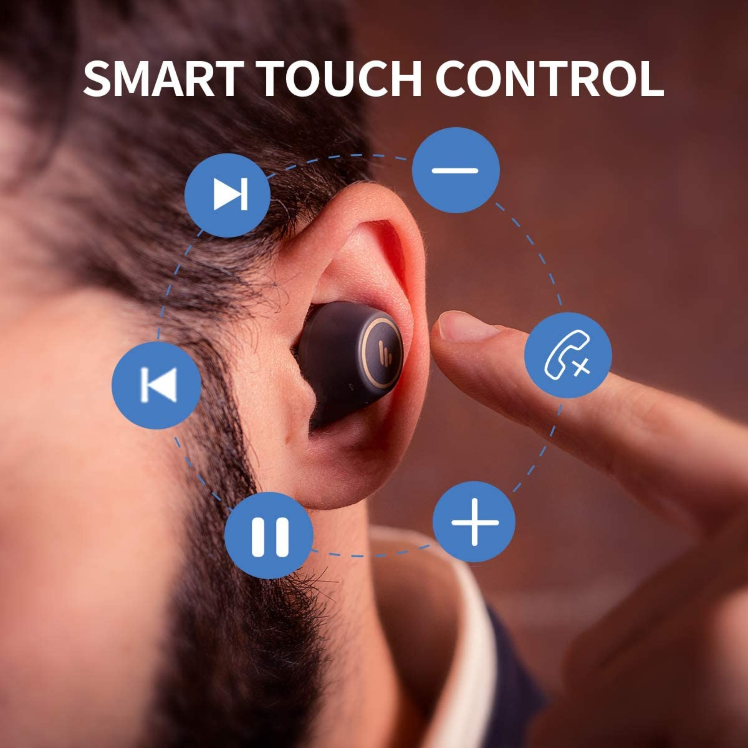 TWS1 Bluetooth-Kopfhörer In-ear EDIFIER PRO, Bluetooth Grau