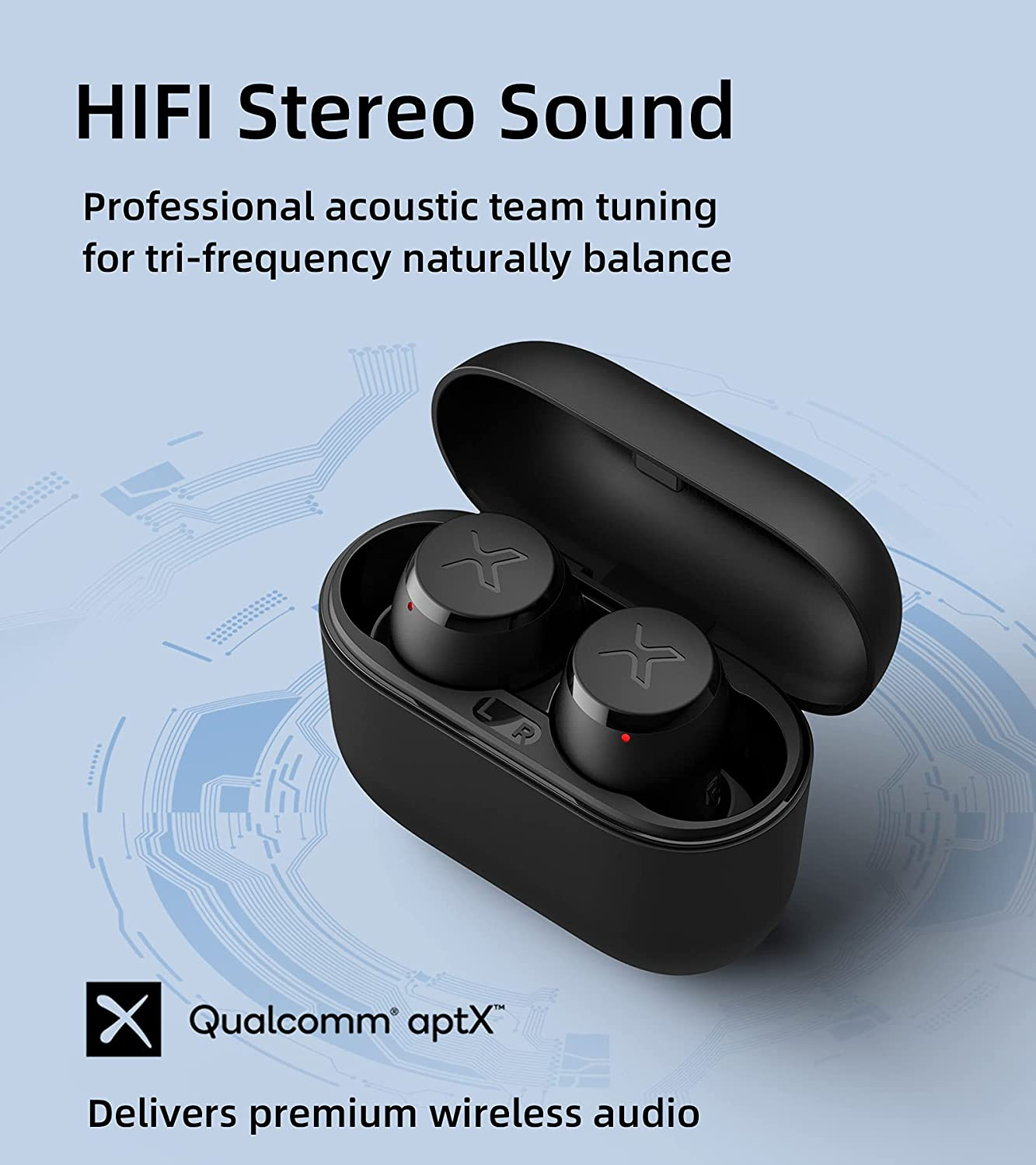 EDIFIER X3, In-ear Schwarz Bluetooth-Kopfhörer Bluetooth