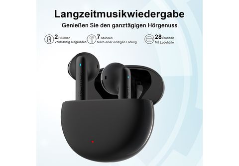 SATURN Schwarz Bluetooth-Kopfhörer EDIFIER In-ear | Bluetooth X2,
