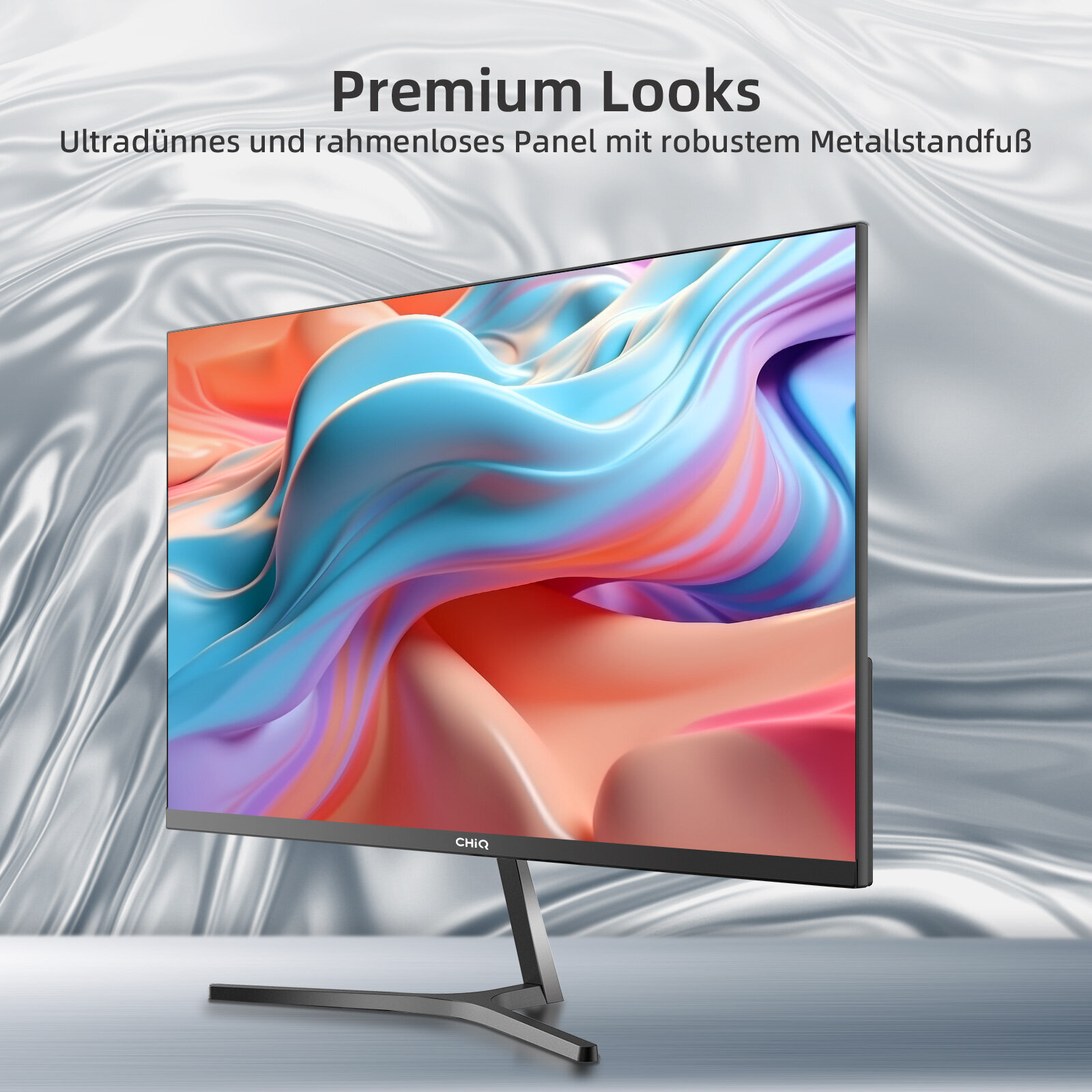 Gaming-monitor CHIQ Biznesowo Gamingowy 24 cale 100hz 24F650 SLIM 100% sRGB Anti-glare FHD IPS Czarny