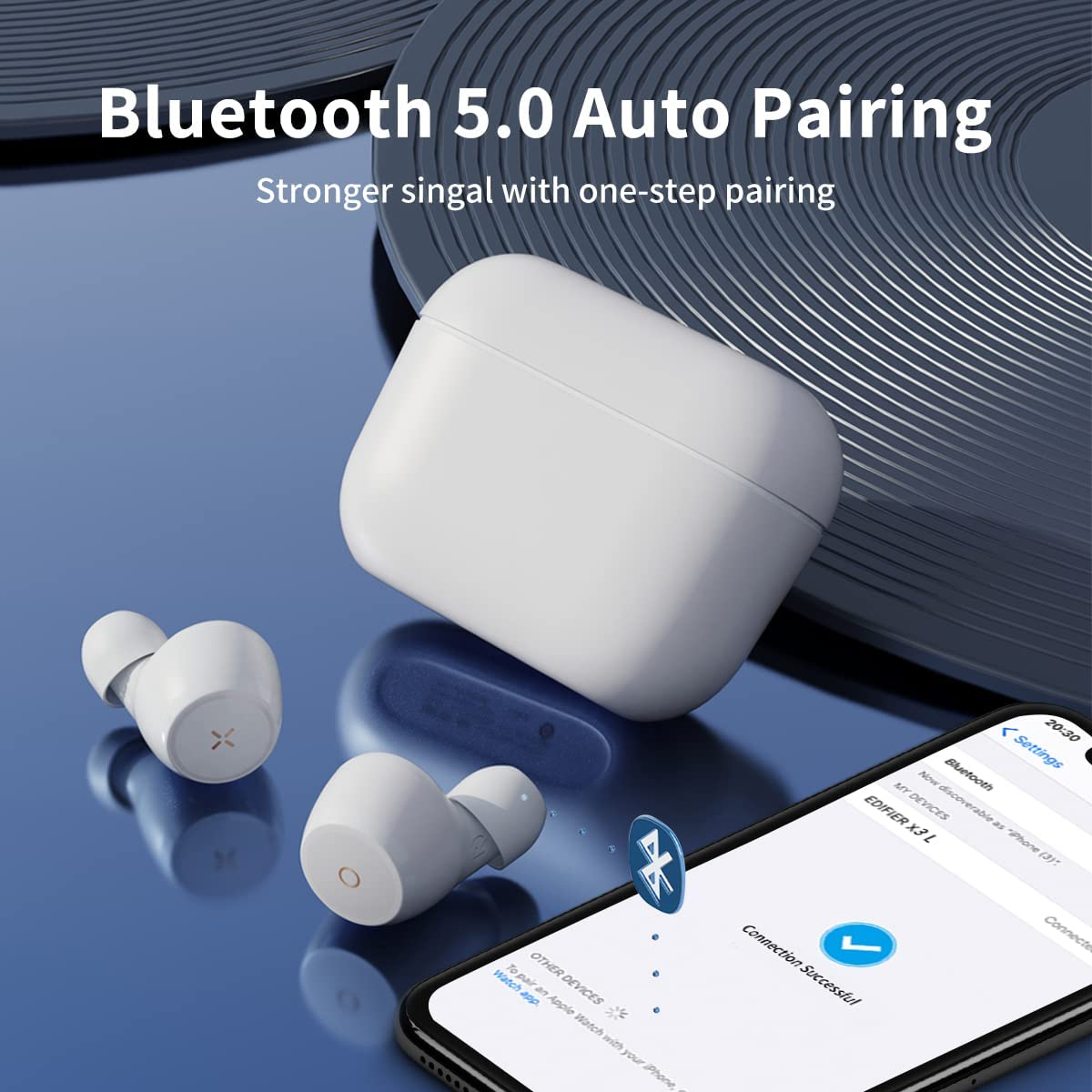 EDIFIER Bluetooth In-ear X3, Bluetooth-Kopfhörer Weiß