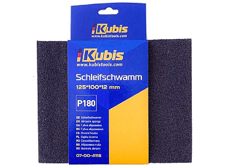 KB07-00-4118-25 Multifunktionswerkzeug, / Schleifschwamm KUBIS Transparent INBUSCO