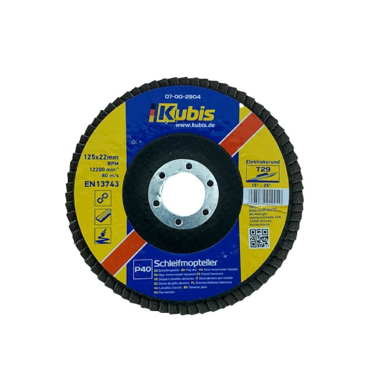 KUBIS / INBUSCO Multifunktionswerkzeug, Transparent Fächerscheibe KB07-00-2904-20