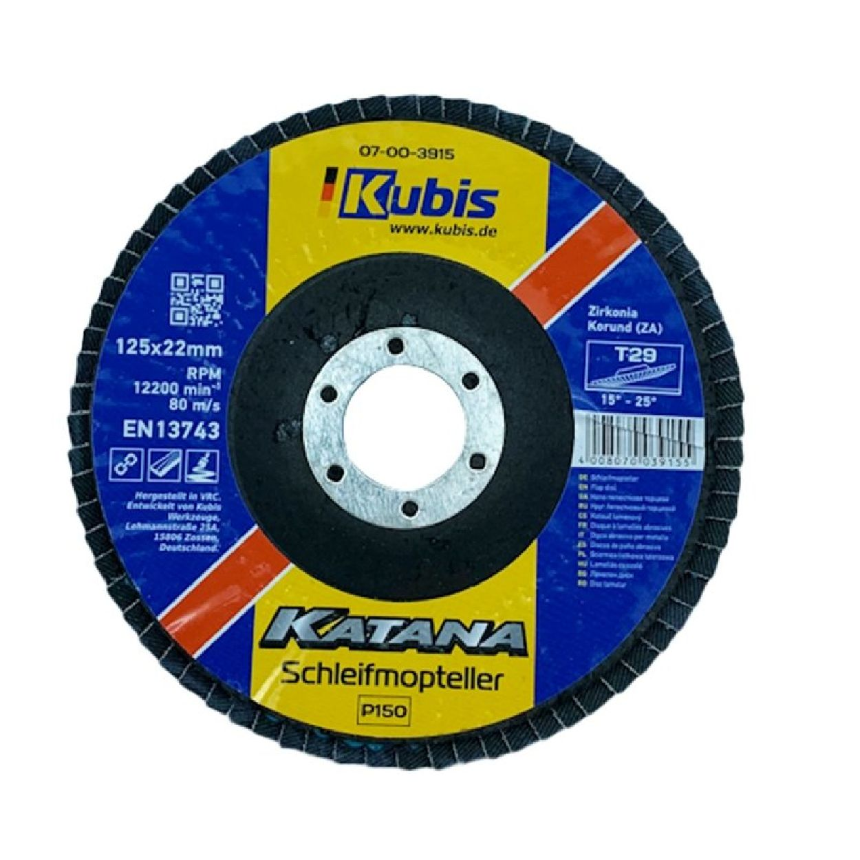 INBUSCO / KUBIS Multifunktionswerkzeug, Schleifmopteller Transparent KB07-00-3915-1