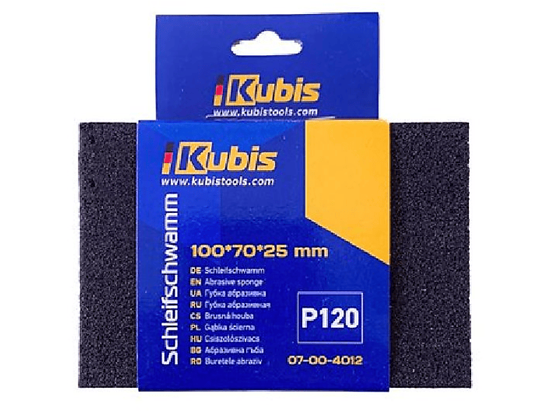 INBUSCO / KUBIS Schleifschwamm Multifunktionswerkzeug, Transparent KB07-00-4012-1