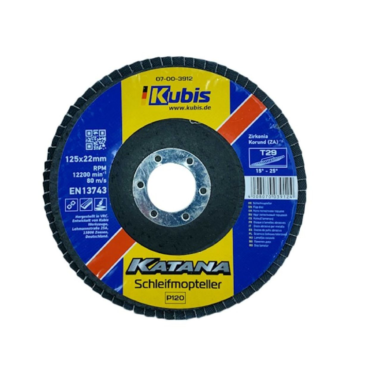 INBUSCO / KUBIS Schleifmopteller KB07-00-3912-1 Transparent Multifunktionswerkzeug