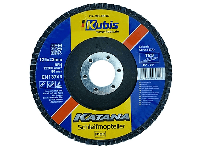INBUSCO / KUBIS Schleifmopteller KB07-00-3910-1 Multifunktionswerkzeug, Transparent