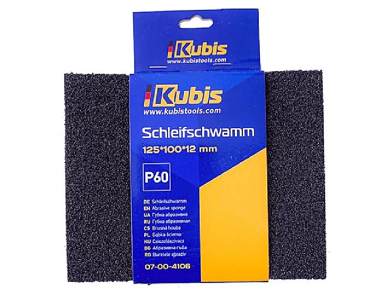 INBUSCO / KUBIS Schleifschwamm KB07-00-4106-25 Multifunktionswerkzeug, Transparent