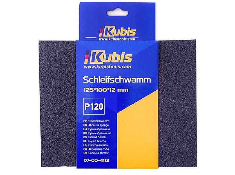 INBUSCO Multifunktionswerkzeug, Schleifschwamm Transparent / KB07-00-4112-5 KUBIS