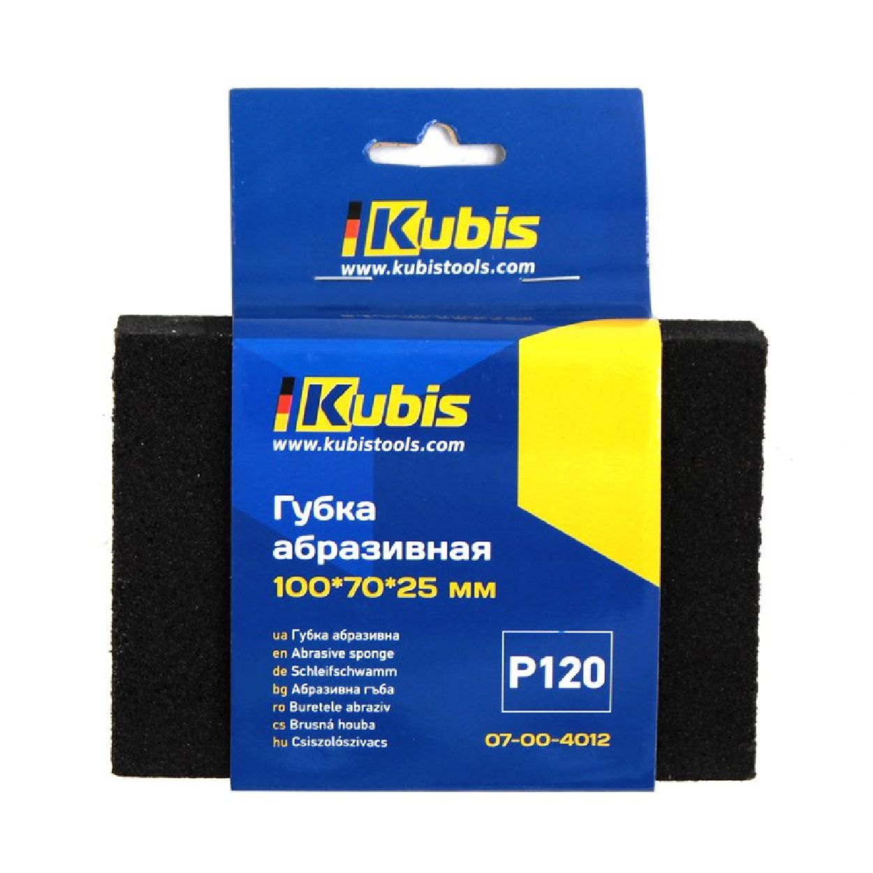 INBUSCO / KUBIS Schleifschwamm KB07-00-4012 Multifunktionswerkzeug, Transparent
