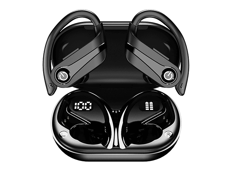 INF Drahtlose Kopfhörer Hi-Fi-Sound-Rauschunterdrückung, Schwarz Kopfhörer 5.3 Open-ear Bluetooth