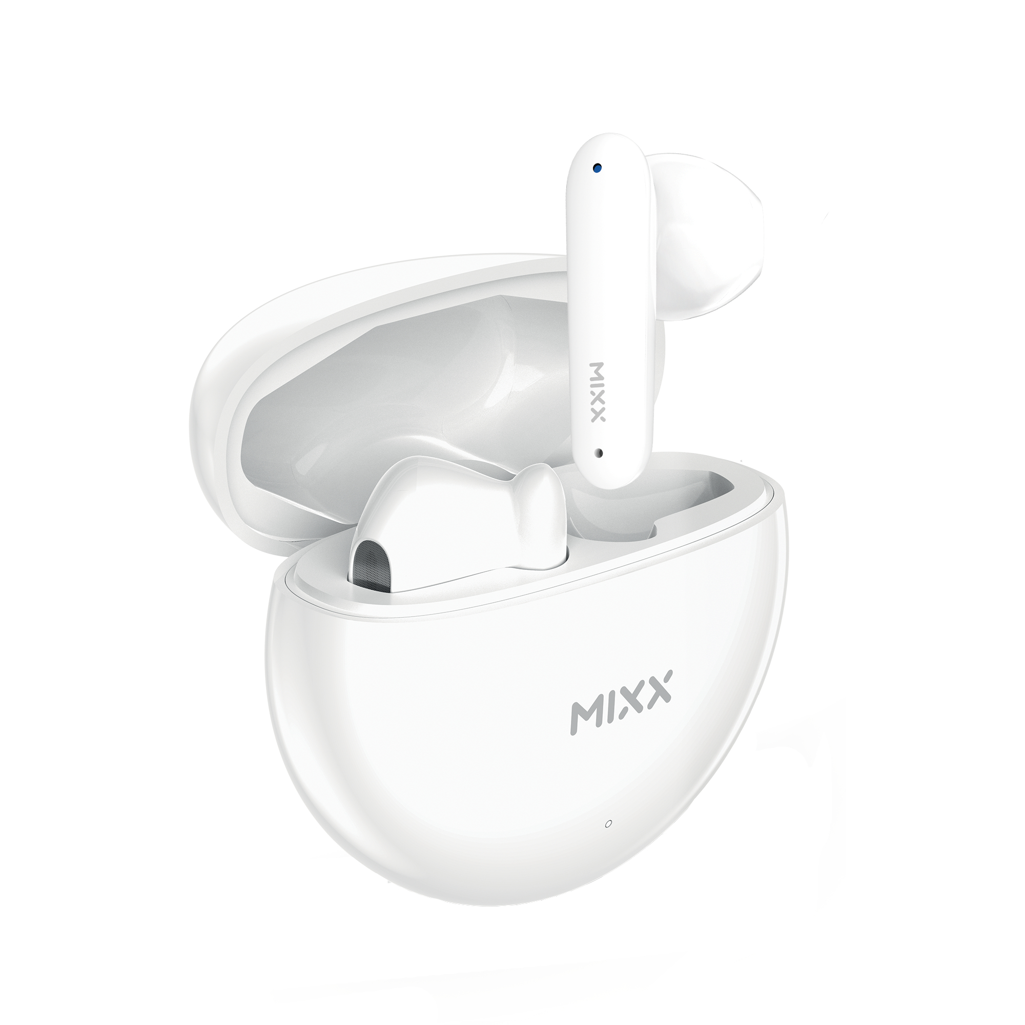 MIXX White, Kopfhörer TWS - Earphones In-ear Ice Weiss Vanilla StreamBuds Play