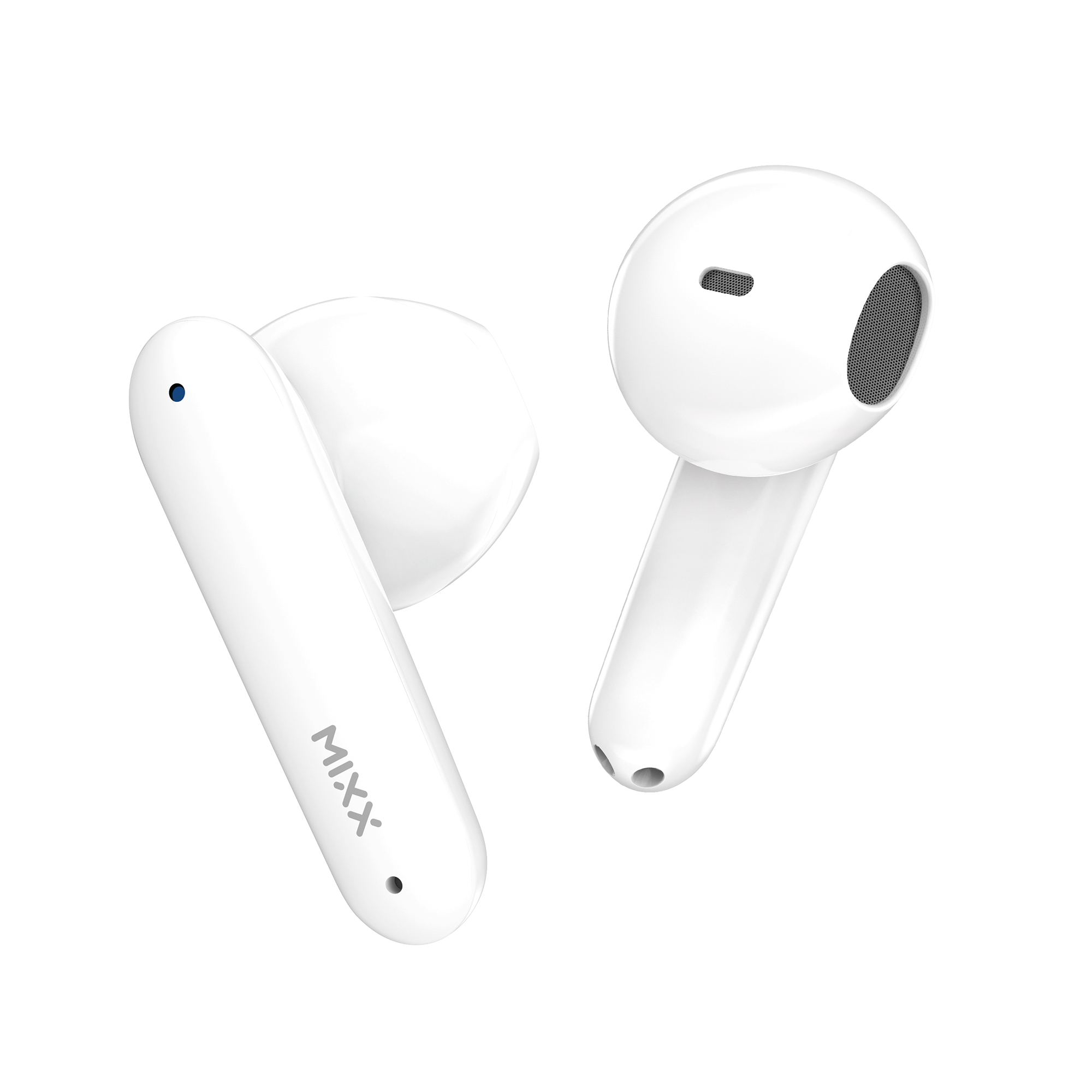 MIXX White, Kopfhörer TWS - Earphones In-ear Ice Weiss Vanilla StreamBuds Play