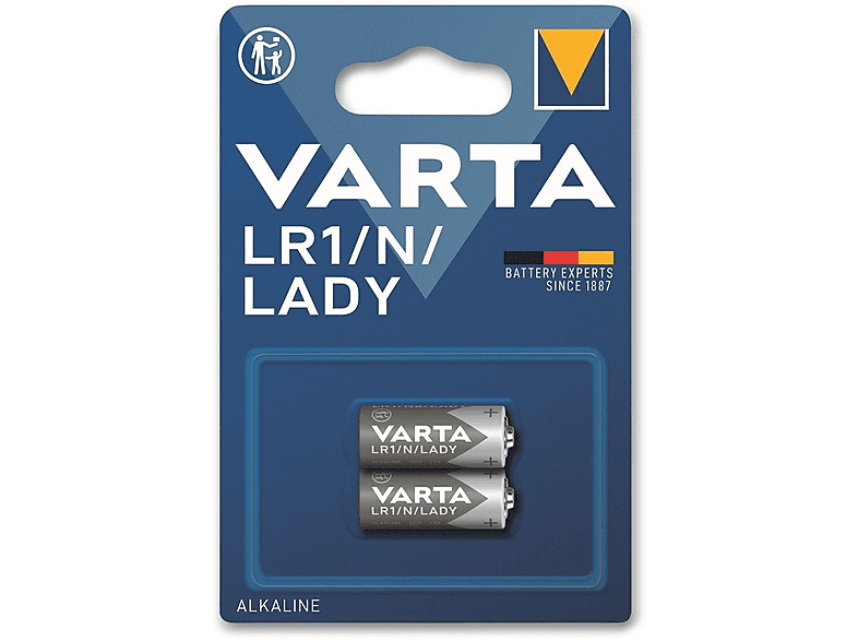 VARTA Varta Cons.Varta Batterie Electronics LR1/N/Lady/Al-Mn 4001 Bli.2 Alkaline Batterie