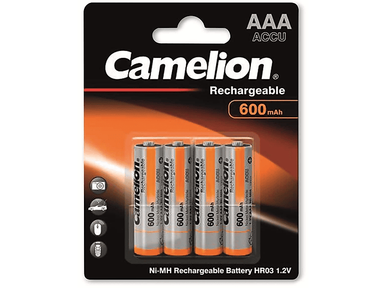 4 Batterie Ricaricabili Camelion AAA NiMH Da 1100 MAh - Foto 7