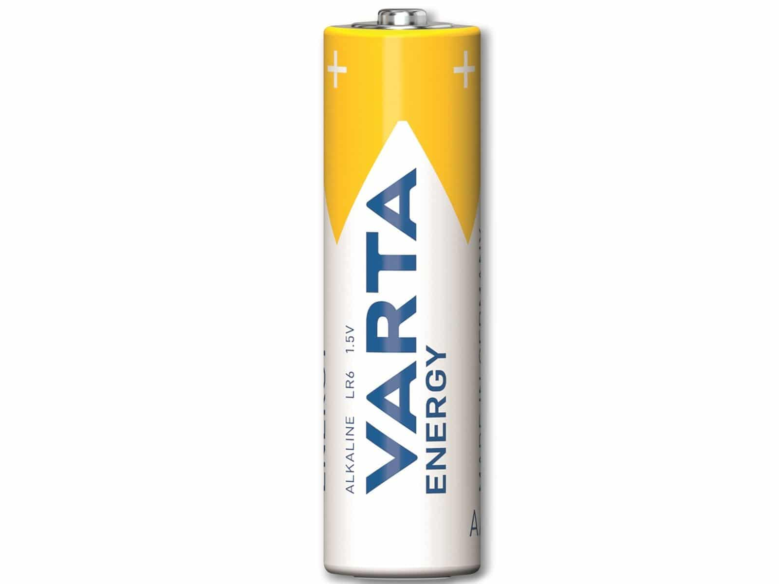 Stück AA, Energy, Batterien LR06, Mignon, Alkaline 1.5V, Alkaline, VARTA Batterie 8