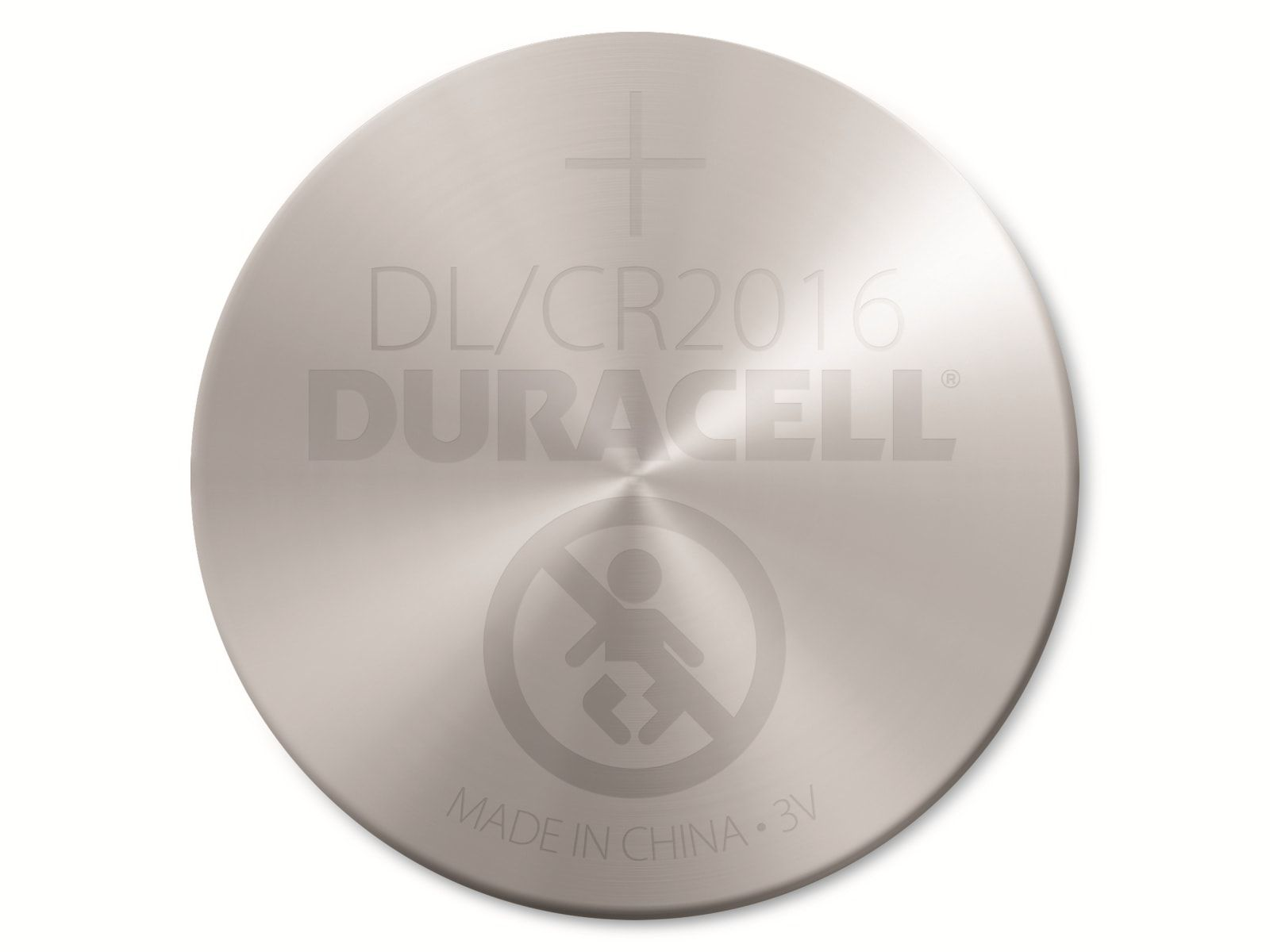 DURACELL Lithium-Knopfzelle CR2016, 3V, Lithium Batterien 5 Stück