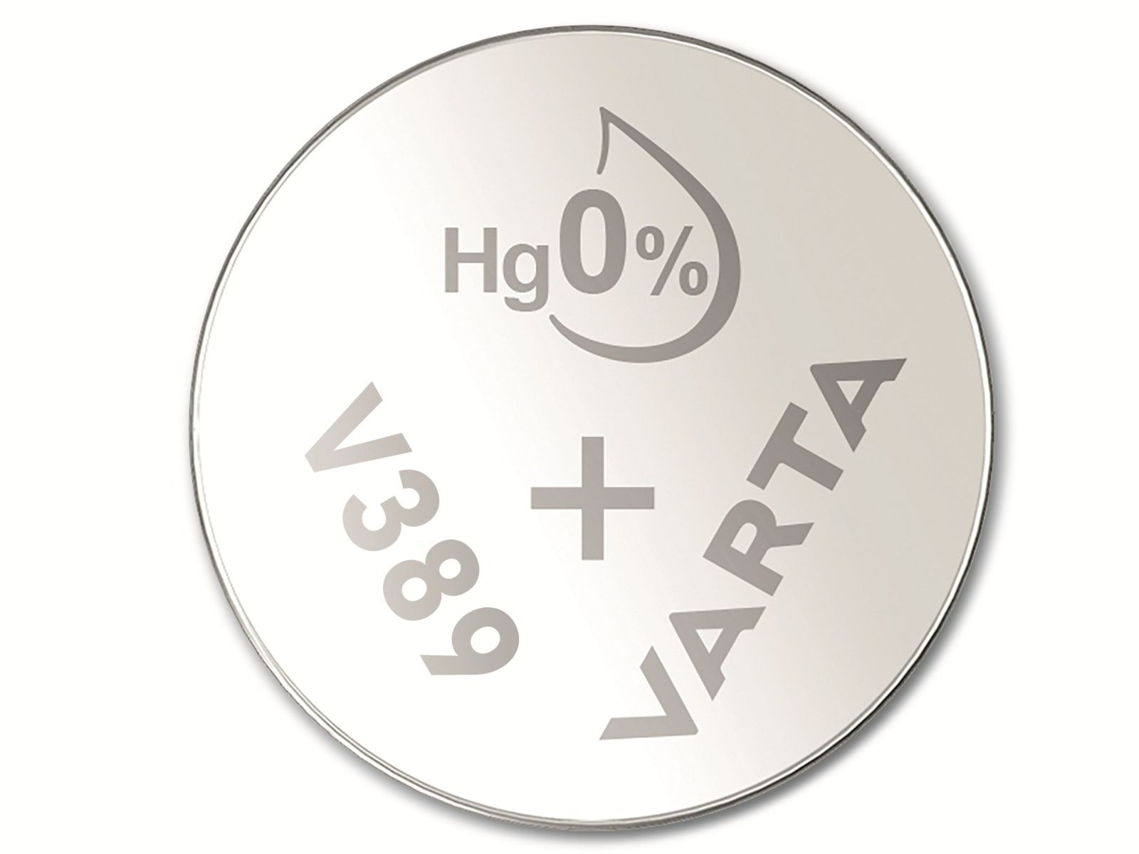 VARTA Knopfzelle Silver Oxide, 389 1.55V, Silberoxid Knopfzelle SR54, 10 Stück