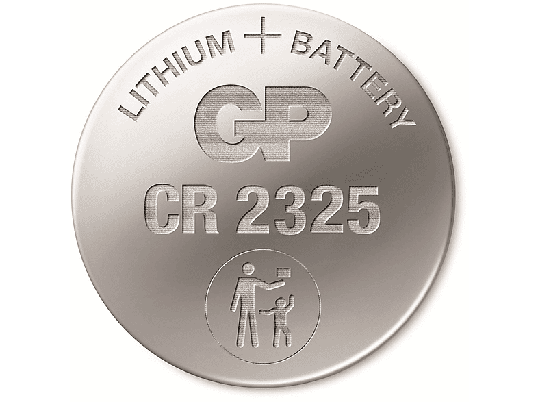 GP Lithium-Knopfzelle CR2325, Knopfzelle 3V Lithium