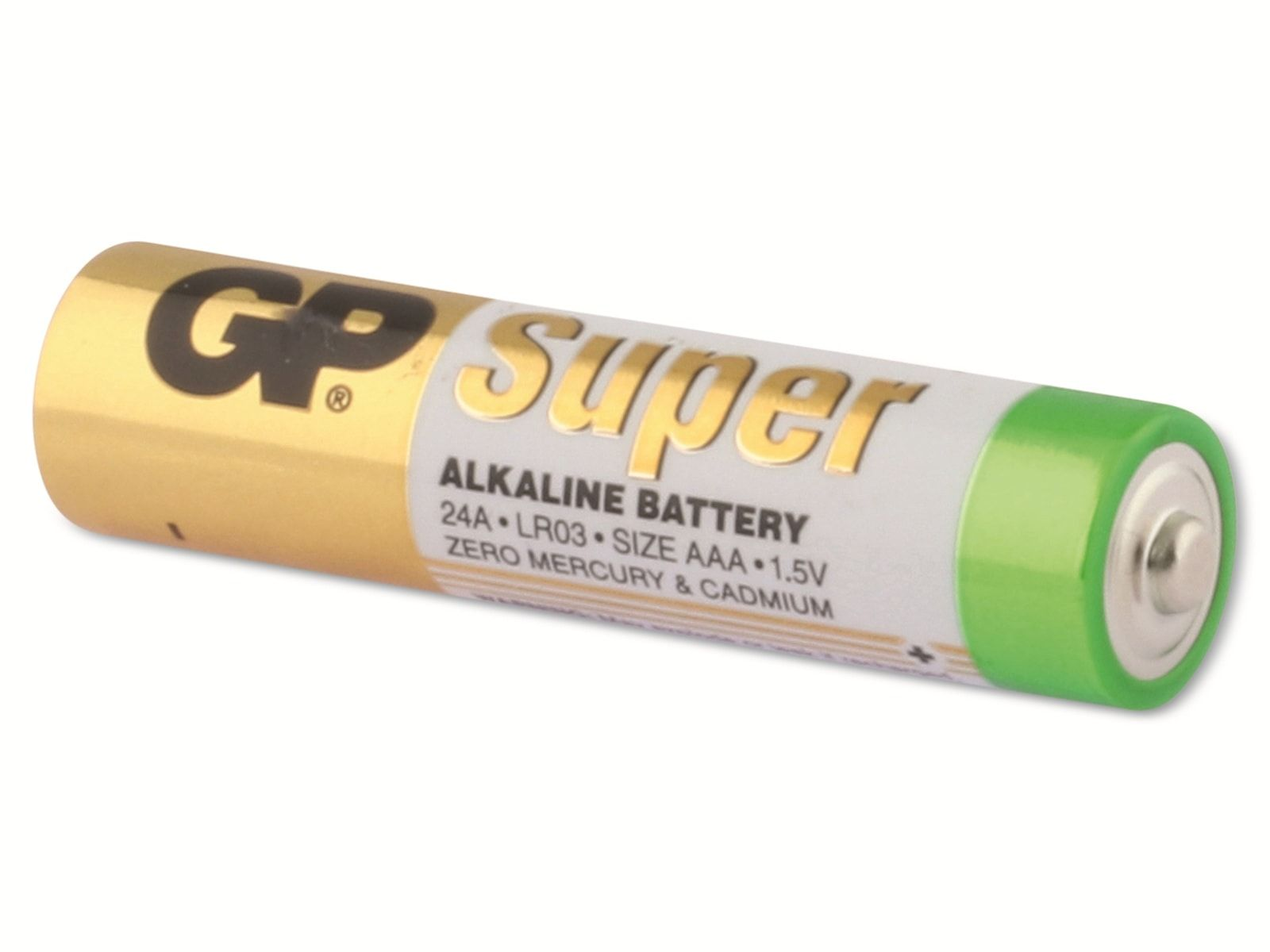 Super GP LR03, Batterie Alkaline 1,5V, Stück Alkaline-Micro-AAA-Batterie 80