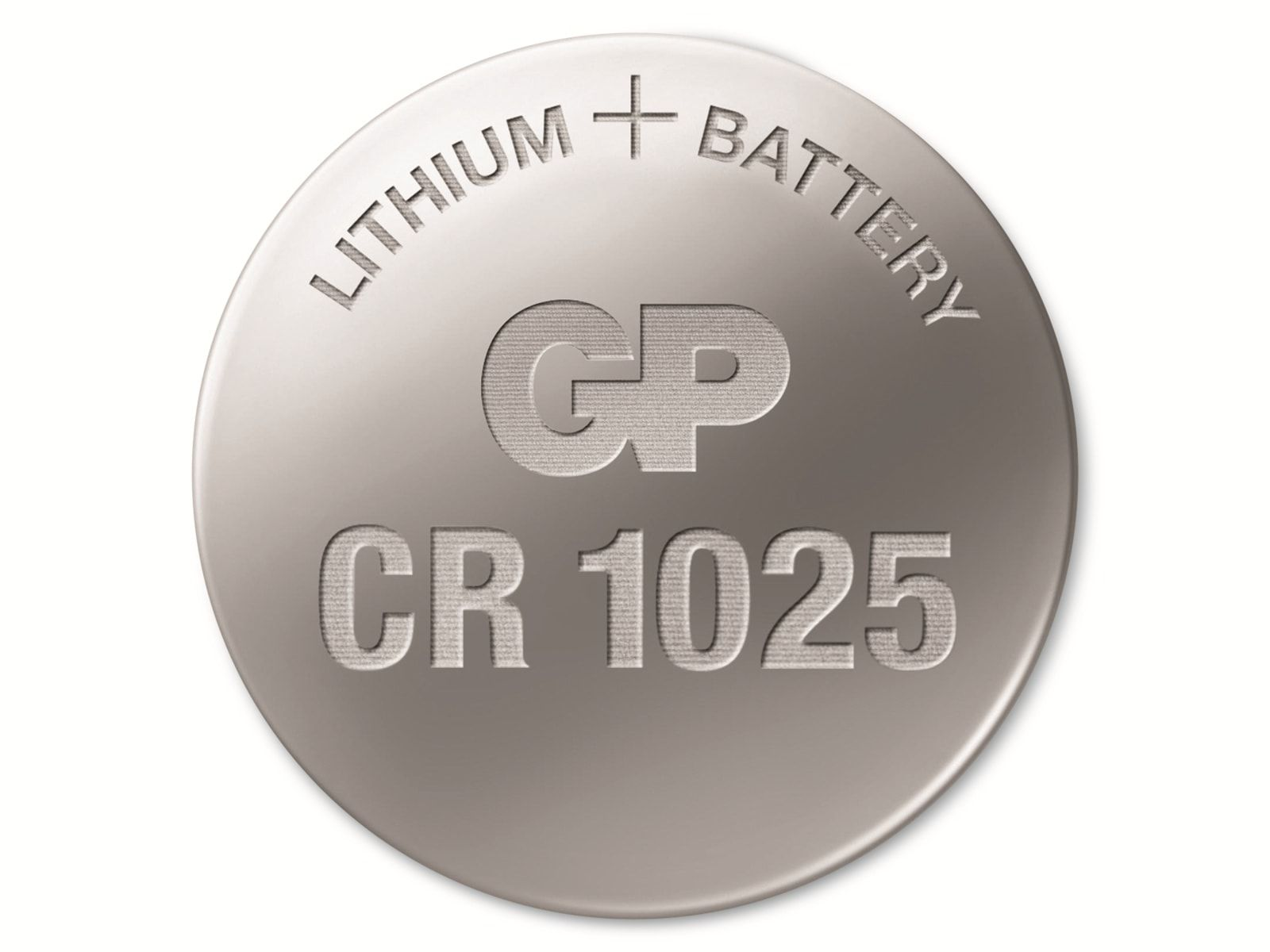 GP Lithium Knopfzelle Lithium-Knopfzelle 3V CR1025,